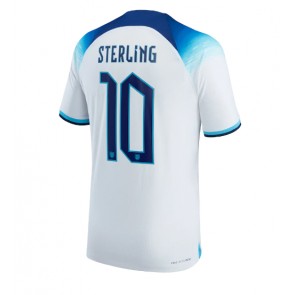 Maillot de foot Angleterre Raheem Sterling #10 Domicile Monde 2022 Manches Courte